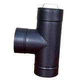 Maxbell Chimney Pipe Three Way Joint Fireplace Stove Pipe for Outdoor Furnace Burner