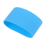 Max Outdoor Silicone Round Non-slip Water Bottle Mug Cup Sleeve Cover Light blue