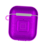 Max Plastic Earphone Case Protective Skin Cover Case For AirPod 2 Gen Purple