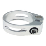 Maxbell 34.9mm SeatPost Clamp Tube Clip Quick Release Mountain Road Bike Part Silver