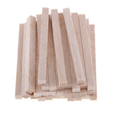 Maxbell Square Balsa Wood Stick Unfinished Woodcraft Stick Dowel Rod 30 Pieces 100mm