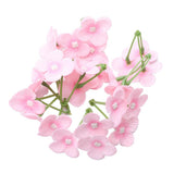 Max 20Pcs Artificial Flower Heads Bridal Hydrangea Wedding Decor Pink 1