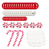 Maxbell Floating Candles Material Cabinet Home DIY Christmas Vase Filler Pearl style A