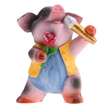 Max Miniature Dollhouse Bonsai Craft Garden Landscape Resin Pig Decor Singing B