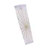 Max Sports Elastic Elbow Arm Sleeve Brace Support Protector L white and gold