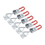 Maxbell 5 Pieces Push Pull Type Latch Clamp Iron Quick Release for Woodworking without keyhole