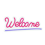 Maxbell LED Letter Light Sign Night Lamp USB Powered Reusable for Birthday Bedroom Welcome Red