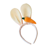Maxbell Bunny Ears Headband Hair Hoop Anime Cosplay Animal Headdress for Women Girls Pink