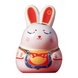 Maxbell Small Rabbit Figurine Piggy Bank Money Saving Box for Easter Gifts Girls