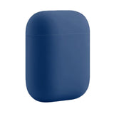 Maxbell Headphones Case Dustproof Soft Silicone for Apple AirPods  Dark Blue