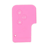 Maxbell Car Smart Key Fob 3 Button Silicone Protector Cover Case For Renault Pink