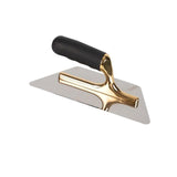 Maxbell Drywall Trowels Stainless Steel Soft Handle for Wall Construction Concrete 23.4cm Irregular
