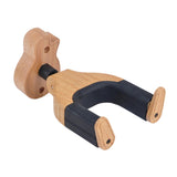 Maxbell Guitar Hanger Wall Mount Detachable Multifunction Guitar Display Guitar Hook Wood color