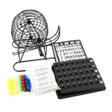 Maxbell Bingo Game Rotary Cage Board Family Game for Fun Toy Kit 75Pieces Balls