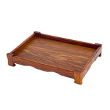Max Wood Serving Tray Breakfast Decorative Food Coffee Tea  360X250X55mm Light