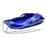 Maxbell Maxbell Snowboard Toboggan Rope Handles Brakes Snow Sledge Master for Winter Outdoor Blue