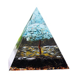 Maxbell Collectible Crystal Pyramid Figurine Gemstone for Balancing Positive Energy