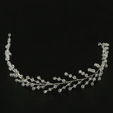 Maxbell Bridal Rhinestone Flower Tiara Crown Hairband Wedding Party Hair Costume D