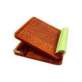 Maxbell Professional Solid Wood Slant Board Adjustable Calf Stretcher Anti Slip 3 Levels Dot