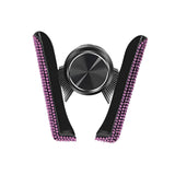 Maxbell Car Phone Holder Hands Free Rhinestone Interior Accessories for Vehicle Pink