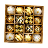 Maxbell Christmas Ball Ornaments Electroplating Ball Hanging for Indoor Party Decor style E