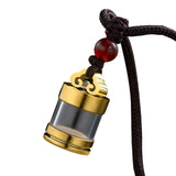 Maxbell Maxbell Cremation Urn Necklace Titanium Steel Memorial Pendant for Dog Aureate
