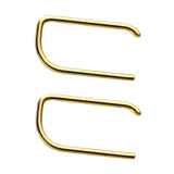 Maxbell Trendy Mini Bar Stud Earrings Full Strip Staples Staples Studs for Women Men Aureate