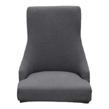 Maxbell Chair Protector Protector European Modern Seat Cover for Internet Cafe Kids Dark gray