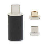 Maxbell Type C Port Magnetic Adapter Charger For iPhone IOS Android Type C Black