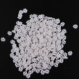 Max 300pcs Doll Clothing Accessories DIY Doll Mini Nylon Tiny Buttons  White