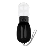 Maxbell Portable Outdoor Travel Pet Dog Leakproof Water Bottle Drinking Bowl Black