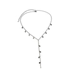 Maxbell Unique Pendant Necklace Charm Chain Necklace for Anniversary Girlfriend Black Star