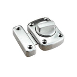 Maxbell Door Turn Bolt Lock Stainless Steel Toilet Privacy Latch Silver Size L
