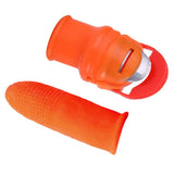 Maxbell Garden Silicone Thumb Knife Harvesting Plant S(with Latex Finger Cover)