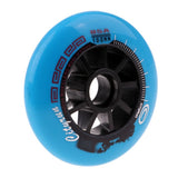 Maxbell Speed Skating Wheels Outdoor Indoor Inline Skate Wheels Tool 100mm Blue