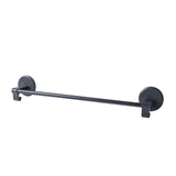 Maxbell Wall Mounted Towel Bar Bathroom Hardware Hanger for Kitchen Cabinet Cafe Black