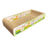 Maxbell Durable Cat Scratch Board Scratch Board Couch Bed for Kitty Training Kitten Green