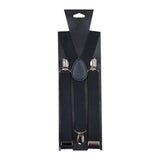 Maxbell Kids Suspenders with Clips Pants Suspender for Celebrations Street Festivals Black