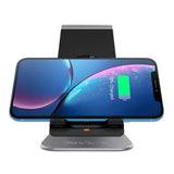 Maxbell QI Wireless Phone Quick Charging Station Dock Charger Pad Universal Gray