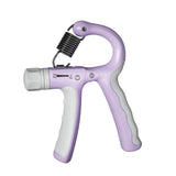 Maxbell Hand Grip Strengthener for Kids Adjustable Resistance 5-20kg Muscle Training Violet White