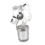 Maxbell Romantic Rotating Candle Holder Candlestick for Home Ornament Moon