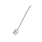 Maxbell Stainless Steel Straw Long Handle Spoon with Brush Spiral and Square