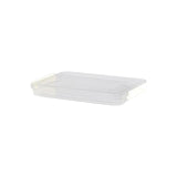 Maxbell File Container Box Holder with Cover Clear for office Project Case Small