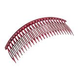 Maxbell Large Plain Teethed Hair Slide Comb Clip Grip Hair Hoop Accessories Burgundy