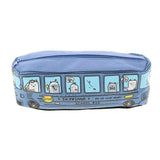 Maxbell Creative Bus Pencil Bag Pen Holder Stationery Storage Organizer Blue