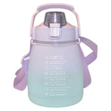 Maxbell Outdoor Motivational Water Bottle Time Marker Purple
