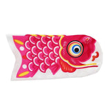 Max Japanese Decorative Windsock Carp Flag Koi Nobori Sailfish 15cm Rose Red