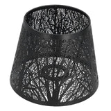 Maxbell Lamp Shade Tree Shadow for E27 Bulb Lampshade Shell Cover for Table Lamp Black