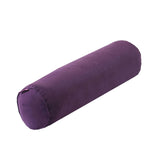 Maxbell Round Neck Pillow Hollow Cotton Soft Comfortable for Office Vertebra Car Deep purple