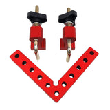 Maxbell Aluminium Alloy 90 Degree Positioning Squares Right Angle Clamp 120mm